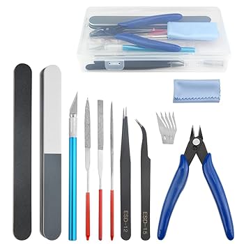 プラモデル　模型工具　セット　引退 Amazon | WMYCONGCONG プラモデル用工具 19点セット 入門用